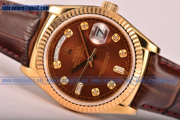 Rolex Day-Date Best Replica Watch Yellow Gold 118238/39 brdl (BP)