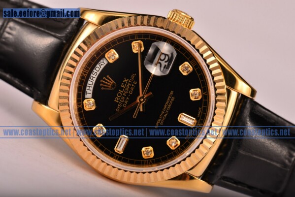 Rolex Best Replica Day-Date Watch Yellow Gold 118238/39 bkdl (BP)
