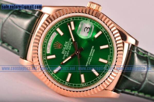 Rolex Day-Date Best Replica Watch Rose Gold 118235/39 gresl (BP)