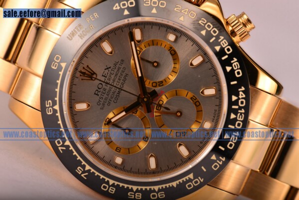 Rolex Daytona Watch Yellow Gold 116529 ss Perfect Replica