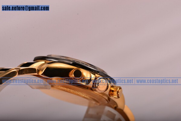 Rolex Perfect Replica Daytona Watch Yellow Gold 116529 gd
