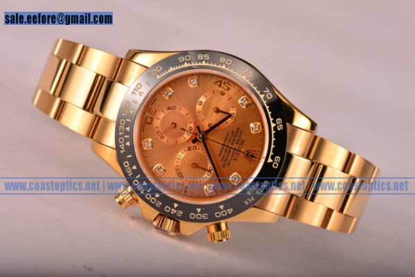 Rolex Perfect Replica Daytona Watch Yellow Gold 116529 gd - Click Image to Close