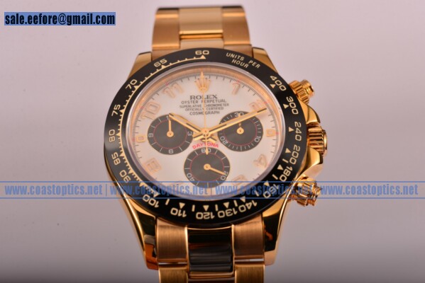 Rolex Perfect Replica Daytona Watch Yellow Gold 116529 what