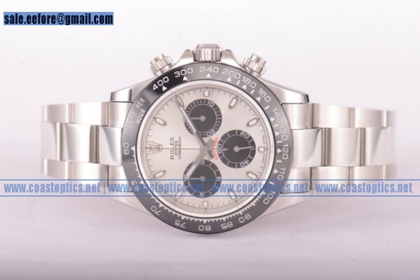Rolex 1:1 Replica Daytona Watch Steel 116520 wbs (JF)