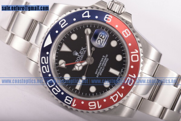 Rolex GMT Master II Replica Watch Steel 116715SBR