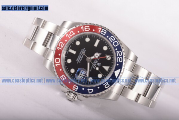 Rolex GMT Master II Replica Watch Steel 116715SBR - Click Image to Close