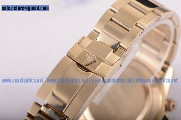 Rolex Daytona Watch Yellow Gold 116528 bks Replica