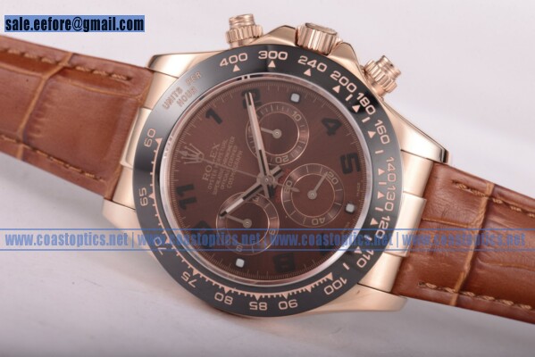 Best Replica Rolex Daytona Watch Rose Gold 116515 Lnbrar (BP)