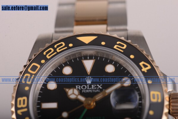 Rolex Perfect Replica GMT-Master II Watch Two Tone 1671308 - Click Image to Close