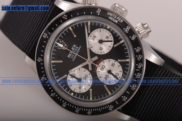 Rolex Daytona Vintage Edition Replica Watch Steel 6262 bksl (GF)
