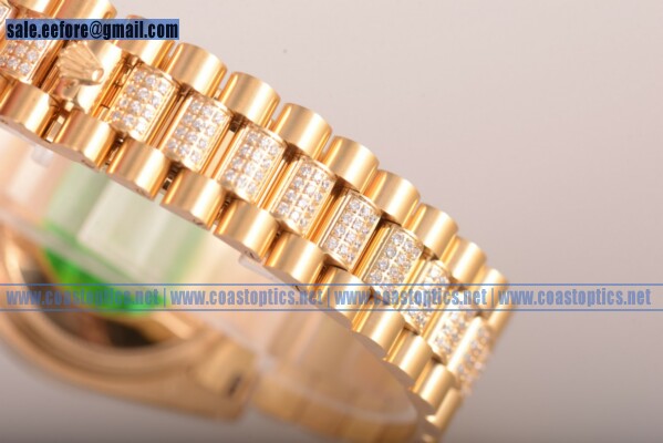 Rolex Day-Date Perfect Replica Watch Yellow Gold 118348D - Click Image to Close