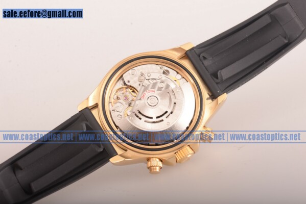 Rolex Perfect Replica Daytona Watch Yellow Gold 116515 LNssbr (BP)