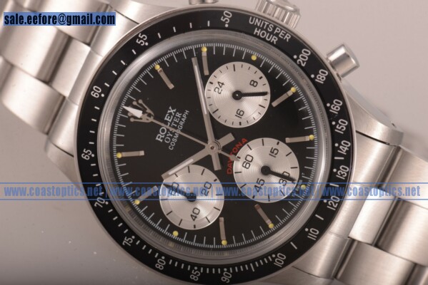 Rolex Daytona Vintage Replica Watch Steel 6362 bks