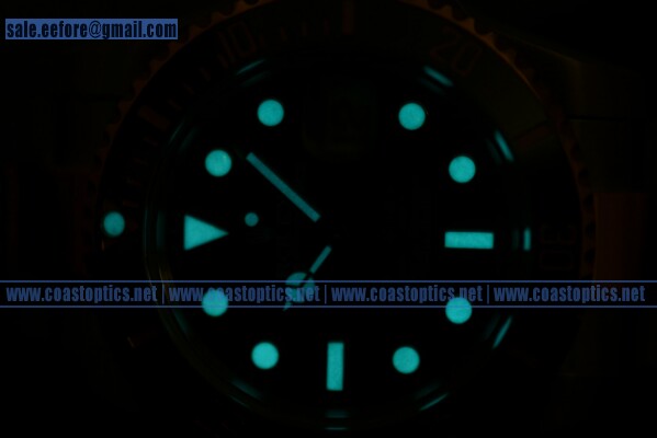 Perfect Replica Rolex Submariner Watch Two Tone 116613 bk