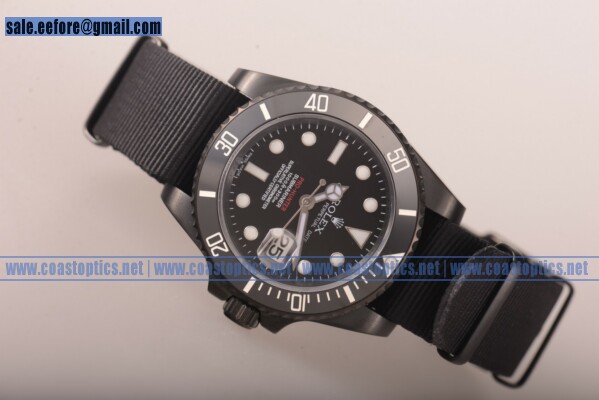 1:1 Replica Rolex Submariner Pro-Hunter Watch PVD 116610LN (BP) - Click Image to Close
