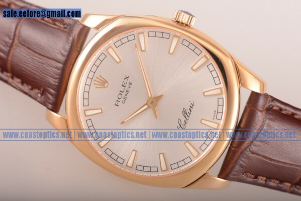 Rolex Replica Cellini Watch Yellow Gold 4243.8 ss (BP)
