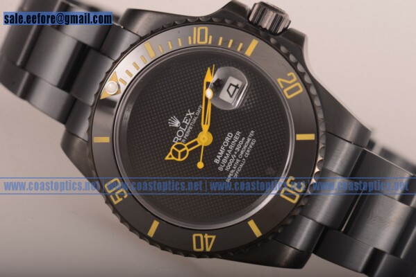 Rolex Submariner Bamford Watch PVD 116610 Replica