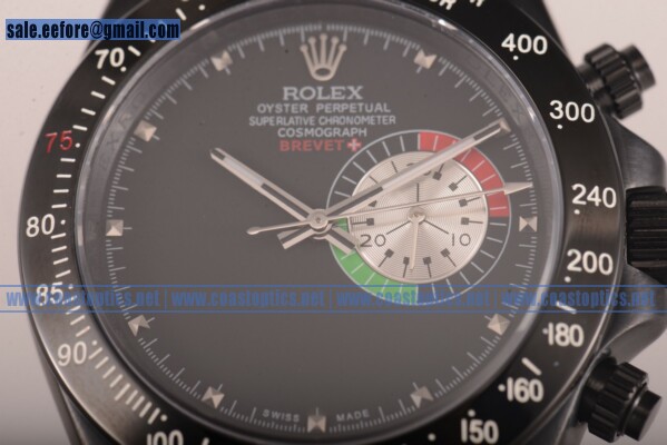 Replica Rolex Daytona Brevet Watch PVD 116589 pvdwht - Click Image to Close