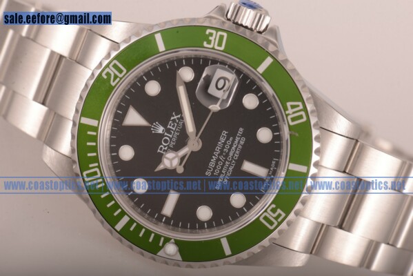 Perfect Replica Rolex Submariner Watch Steel 116610LV (BP)
