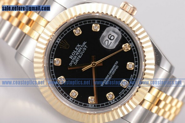 Rolex Datejust II Watch 18K Yellow Gold 116333 bkdj 1:1 Clone (BP)