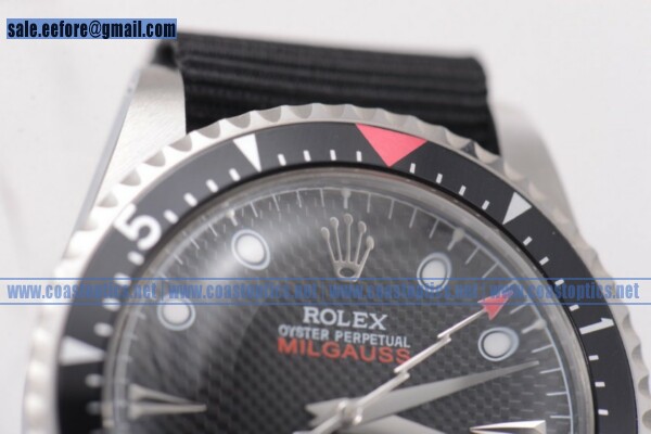 Rolex Oyster Perpetual Milgauss Superlative Chronometer Watch Steel 6541 Replica - Click Image to Close