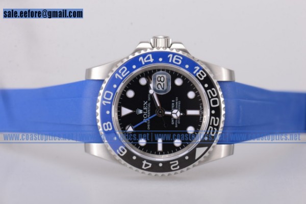 Best Replica Rolex GMT-Master II Watch Steel 116710BLNR (BP)