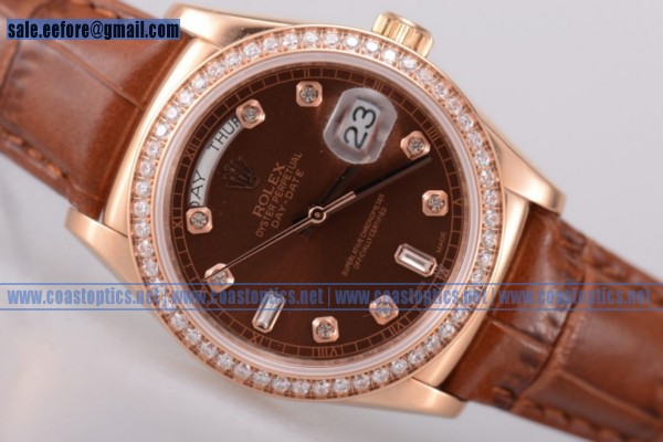 Rolex Best Replica Day Date Watch Rose Gold 118235/39 brdl (BP)