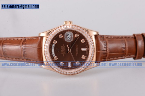 Rolex Best Replica Day Date Watch Rose Gold 118235/39 brdl (BP)