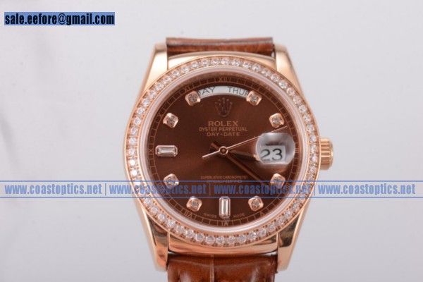 Rolex Best Replica Day Date Watch Rose Gold 118235/39 brdl (BP)