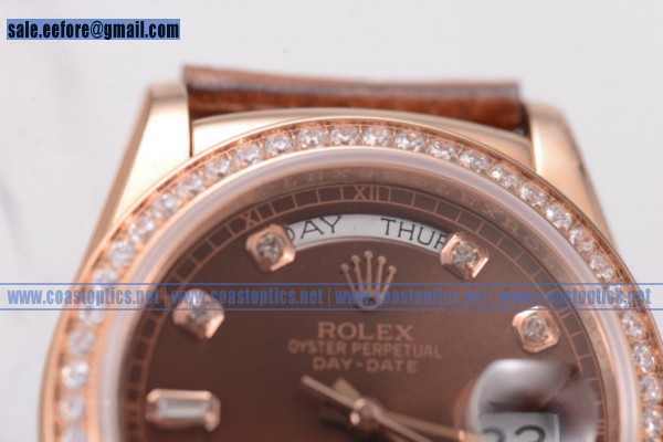 Rolex Best Replica Day Date Watch Rose Gold 118235/39 brdl (BP)