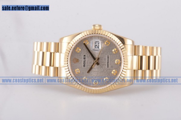 Rolex Perfect Replica Datejust Watch Yellow Gold 116233 sjdj (BP)