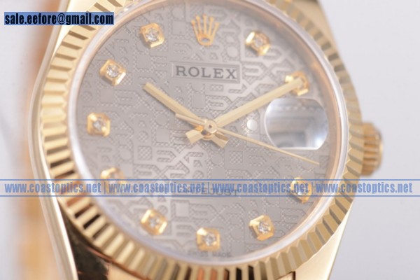 Rolex Perfect Replica Datejust Watch Yellow Gold 116233 sjdj (BP)