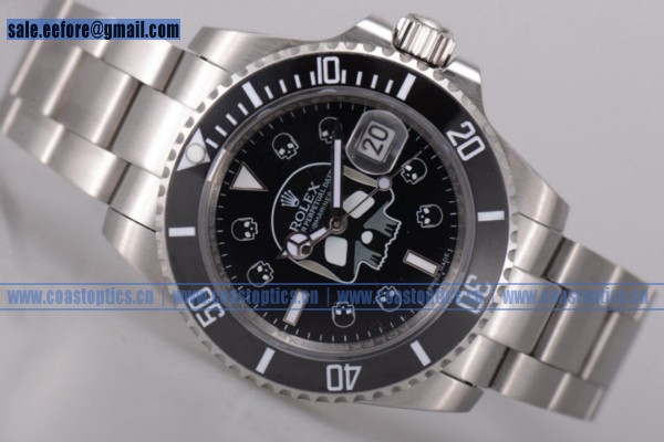 Rolex Submariner Replica Watch Steel 116610 Black Bezel - Click Image to Close