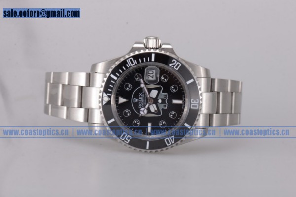 Rolex Submariner Replica Watch Steel 116610 Black Bezel