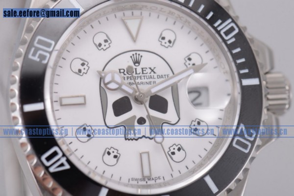 Rolex Submariner Watch Replica Steel 116610 White Dial