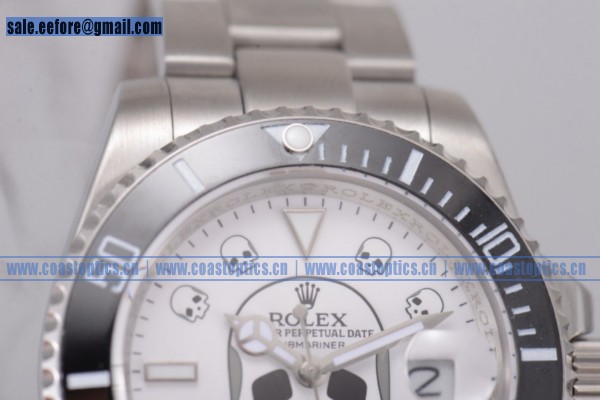 Rolex Submariner Watch Replica Steel 116610 White Dial