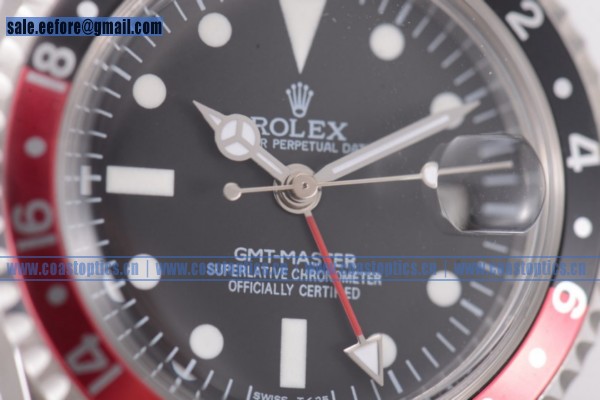 Rolex GMT-Master Watch Steel 116730LN05N Replica Black/Red Bezel - Click Image to Close