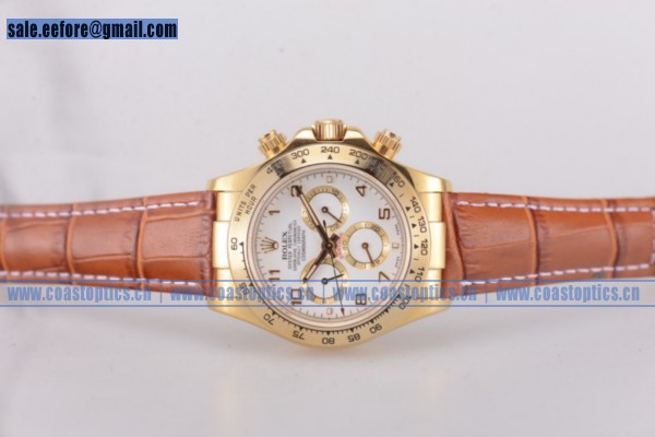 Rolex Daytona Watch Yellow Gold 116518 Best Replica (BP) - Click Image to Close