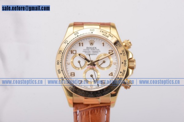 Rolex Daytona Watch Yellow Gold 116518 Best Replica (BP)