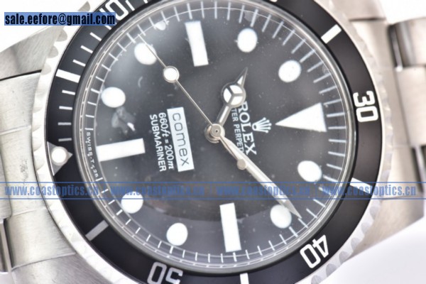 Replica Rolex Submariner Comex Watch Steel 5514