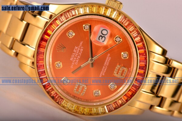 Rolex Datejust Pearlmaster Perfect Replica Watch Yellow Gold 80289 pod (BP)
