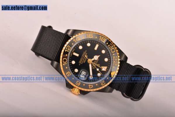 Replica Rolex GMT-Master II Watch PVD 116622 LN