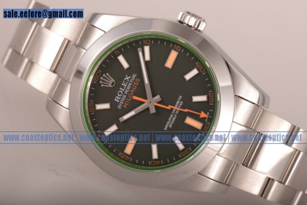 Rolex Milgauss Watch Steel 116233 bk Replica (BP) - Click Image to Close