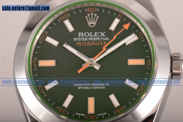 Rolex Milgauss Watch Steel 116233 bk Replica (BP) - Click Image to Close