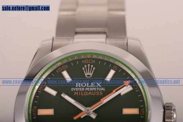 Rolex Milgauss Watch Steel 116233 bk Replica (BP)