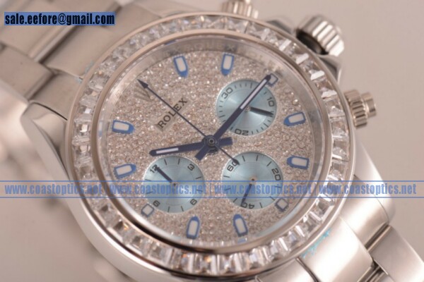 Replica Rolex Daytona II Chrono Watch Steel Case 116589 ds