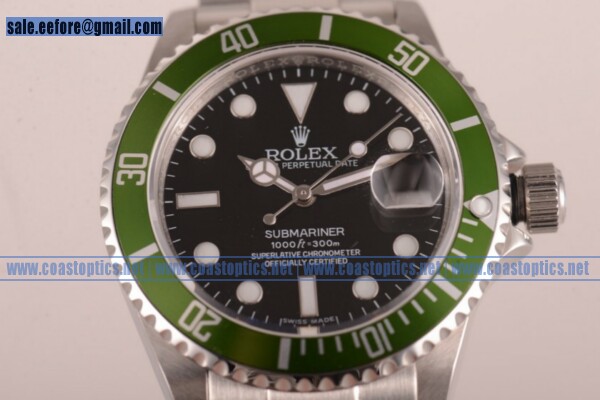 Best Replica Rolex Submariner Watch Steel Case 116610LV (BP)