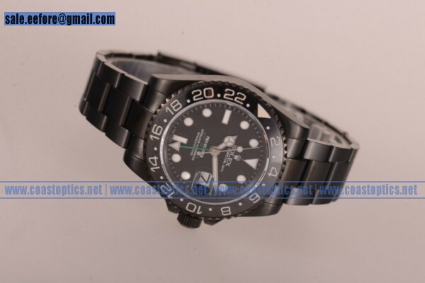 Replica Rolex Pro-Hunter GMT Watch PVD 116710 - Click Image to Close