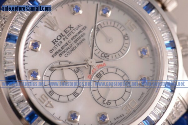 Perfect Replica Rolex Daytona Special Chrono Watch Steel 116599-12 bl (BP)
