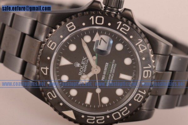 Replica Rolex Pro-Hunter GMT-Master Watch PVD 116710PNL
